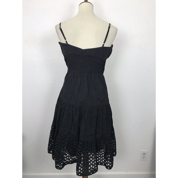 INC International Concepts Petite Pleated Eyelet Hem Tank Dress - Picture 6 of 9